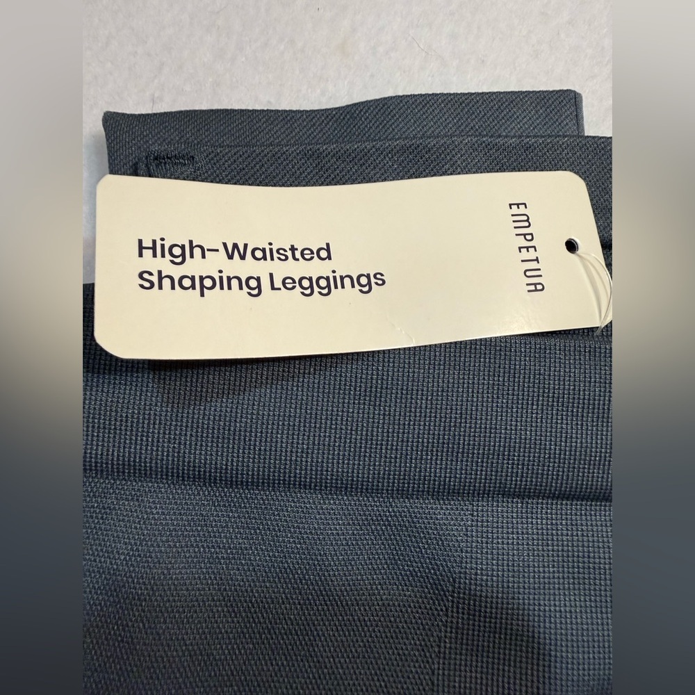 Empetua High-Waisted Shaping Leggings. Black. XL